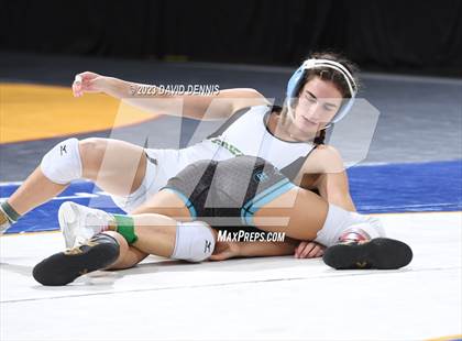 Thumbnail 3 in CIF State Girls Wrestling Championships (Consolation RD1) photogallery.