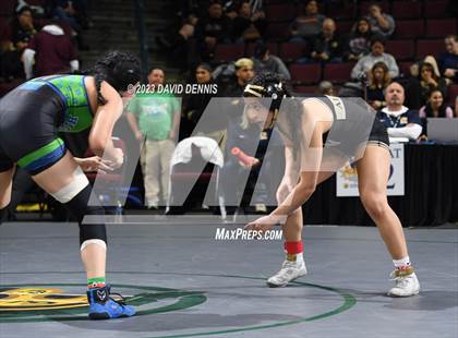 Thumbnail 3 in CIF State Girls Wrestling Championships (Consolation RD1) photogallery.