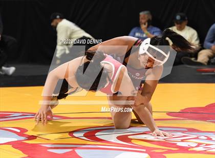 Thumbnail 3 in CIF State Girls Wrestling Championships (Consolation RD1) photogallery.