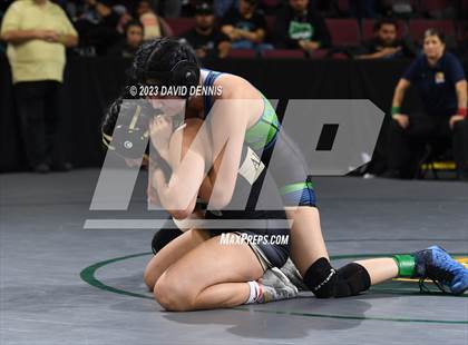 Thumbnail 3 in CIF State Girls Wrestling Championships (Consolation RD1) photogallery.
