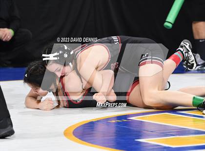 Thumbnail 3 in CIF State Girls Wrestling Championships (Consolation RD1) photogallery.