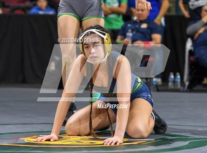 Thumbnail 2 in CIF State Girls Wrestling Championships (Consolation RD1) photogallery.