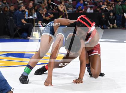 Thumbnail 2 in CIF State Girls Wrestling Championships (Consolation RD1) photogallery.