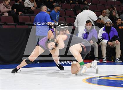 Thumbnail 2 in CIF State Girls Wrestling Championships (Consolation RD1) photogallery.