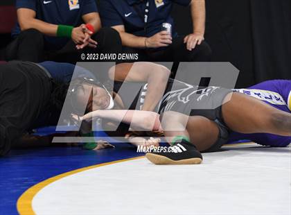 Thumbnail 1 in CIF State Girls Wrestling Championships (Consolation RD1) photogallery.