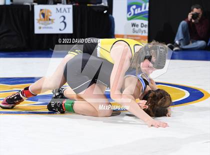 Thumbnail 2 in CIF State Girls Wrestling Championships (Consolation RD1) photogallery.