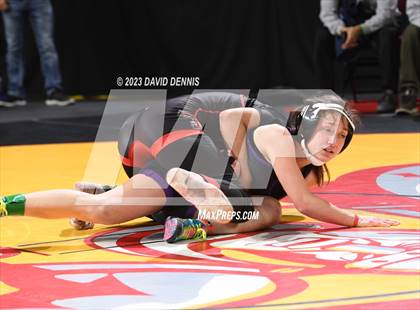 Thumbnail 3 in CIF State Girls Wrestling Championships (Consolation RD1) photogallery.