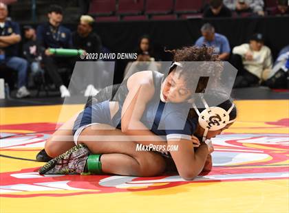 Thumbnail 2 in CIF State Girls Wrestling Championships (Consolation RD1) photogallery.