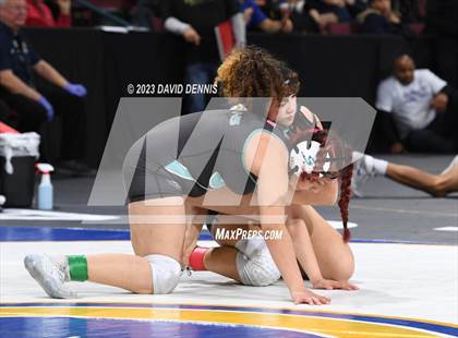 Thumbnail 3 in CIF State Girls Wrestling Championships (Consolation RD1) photogallery.