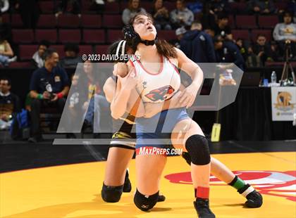 Thumbnail 2 in CIF State Girls Wrestling Championships (Consolation RD1) photogallery.
