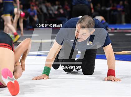 Thumbnail 3 in CIF State Girls Wrestling Championships (Consolation RD1) photogallery.