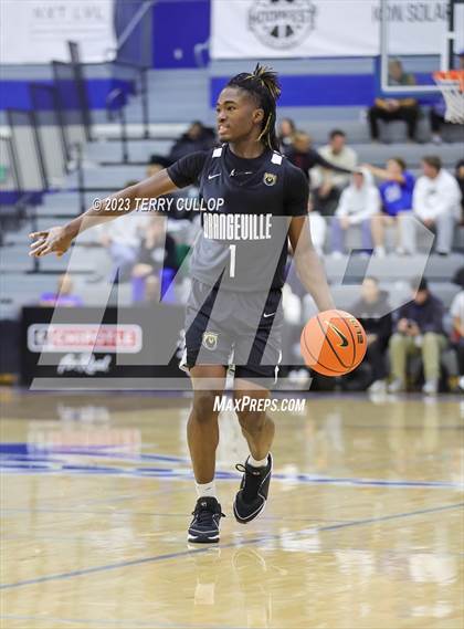 Thumbnail 1 in Orangeville Prep (Canada) vs. Wasatch Academy (5 for the Fight National Hoopfest) photogallery.