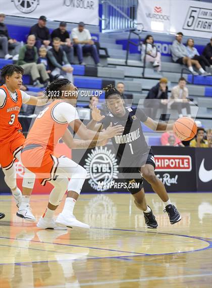 Thumbnail 3 in Orangeville Prep (Canada) vs. Wasatch Academy (5 for the Fight National Hoopfest) photogallery.