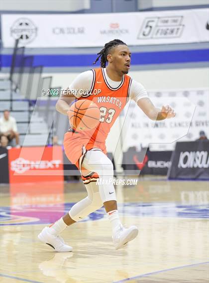 Thumbnail 2 in Orangeville Prep (Canada) vs. Wasatch Academy (5 for the Fight National Hoopfest) photogallery.