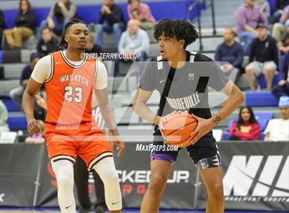 Thumbnail 2 in Orangeville Prep (Canada) vs. Wasatch Academy (5 for the Fight National Hoopfest) photogallery.