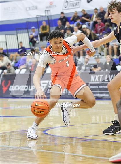 Thumbnail 2 in Orangeville Prep (Canada) vs. Wasatch Academy (5 for the Fight National Hoopfest) photogallery.