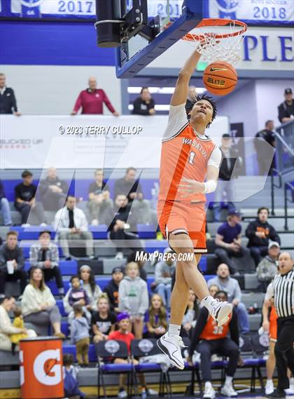 Thumbnail 1 in Orangeville Prep (Canada) vs. Wasatch Academy (5 for the Fight National Hoopfest) photogallery.