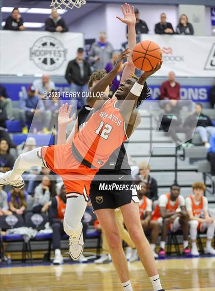 Thumbnail 3 in Orangeville Prep (Canada) vs. Wasatch Academy (5 for the Fight National Hoopfest) photogallery.