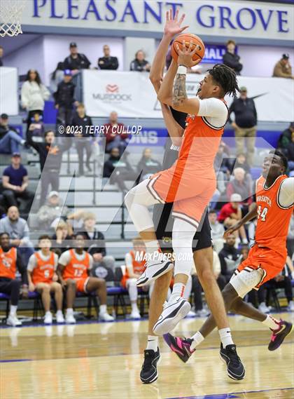 Thumbnail 2 in Orangeville Prep (Canada) vs. Wasatch Academy (5 for the Fight National Hoopfest) photogallery.