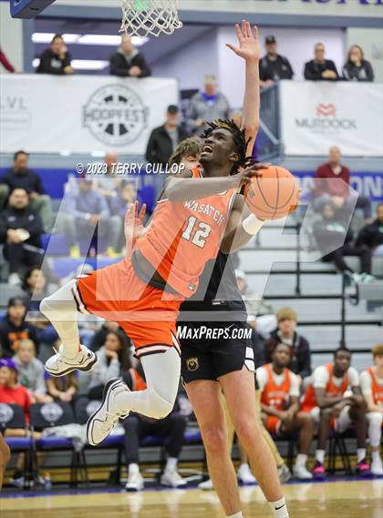 Thumbnail 2 in Orangeville Prep (Canada) vs. Wasatch Academy (5 for the Fight National Hoopfest) photogallery.