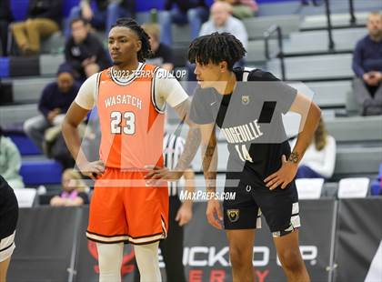 Thumbnail 2 in Orangeville Prep (Canada) vs. Wasatch Academy (5 for the Fight National Hoopfest) photogallery.