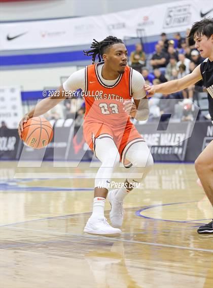 Thumbnail 2 in Orangeville Prep (Canada) vs. Wasatch Academy (5 for the Fight National Hoopfest) photogallery.