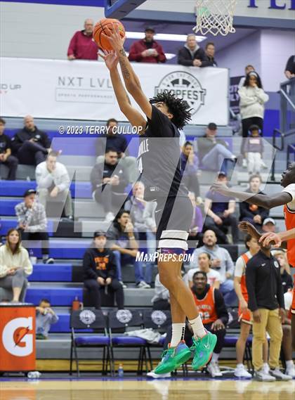Thumbnail 3 in Orangeville Prep (Canada) vs. Wasatch Academy (5 for the Fight National Hoopfest) photogallery.