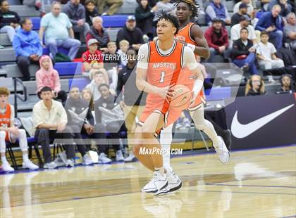Thumbnail 1 in Orangeville Prep (Canada) vs. Wasatch Academy (5 for the Fight National Hoopfest) photogallery.