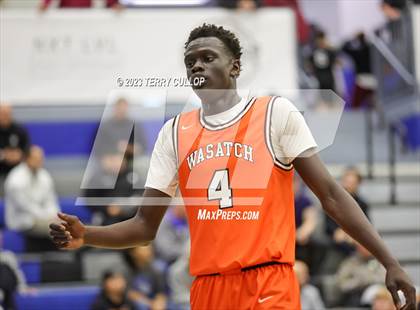 Thumbnail 1 in Orangeville Prep (Canada) vs. Wasatch Academy (5 for the Fight National Hoopfest) photogallery.