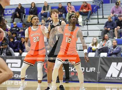 Thumbnail 1 in Orangeville Prep (Canada) vs. Wasatch Academy (5 for the Fight National Hoopfest) photogallery.