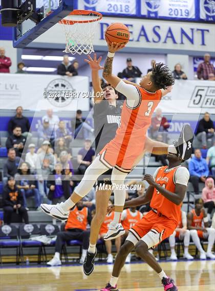 Thumbnail 2 in Orangeville Prep (Canada) vs. Wasatch Academy (5 for the Fight National Hoopfest) photogallery.