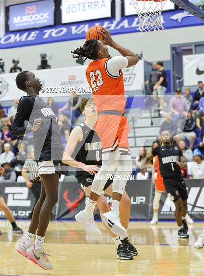 Thumbnail 2 in Orangeville Prep (Canada) vs. Wasatch Academy (5 for the Fight National Hoopfest) photogallery.