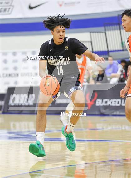 Thumbnail 2 in Orangeville Prep (Canada) vs. Wasatch Academy (5 for the Fight National Hoopfest) photogallery.