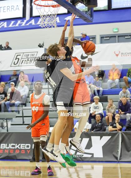Thumbnail 3 in Orangeville Prep (Canada) vs. Wasatch Academy (5 for the Fight National Hoopfest) photogallery.