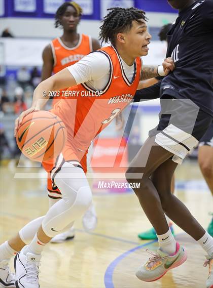 Thumbnail 1 in Orangeville Prep (Canada) vs. Wasatch Academy (5 for the Fight National Hoopfest) photogallery.
