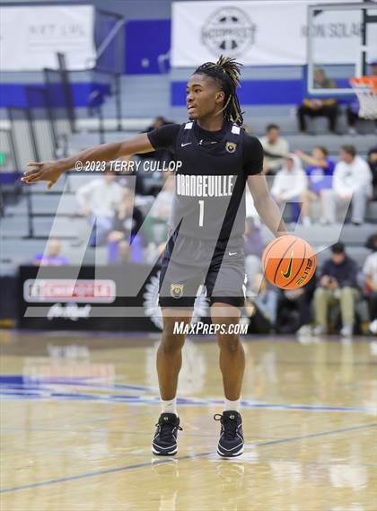 Thumbnail 2 in Orangeville Prep (Canada) vs. Wasatch Academy (5 for the Fight National Hoopfest) photogallery.