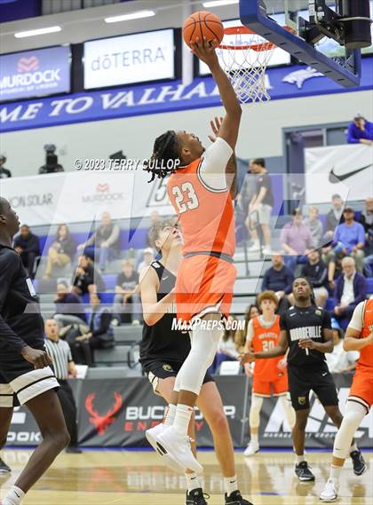 Thumbnail 2 in Orangeville Prep (Canada) vs. Wasatch Academy (5 for the Fight National Hoopfest) photogallery.