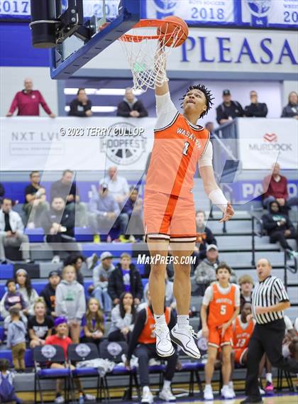 Thumbnail 1 in Orangeville Prep (Canada) vs. Wasatch Academy (5 for the Fight National Hoopfest) photogallery.