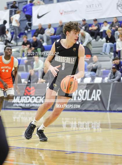 Thumbnail 3 in Orangeville Prep (Canada) vs. Wasatch Academy (5 for the Fight National Hoopfest) photogallery.