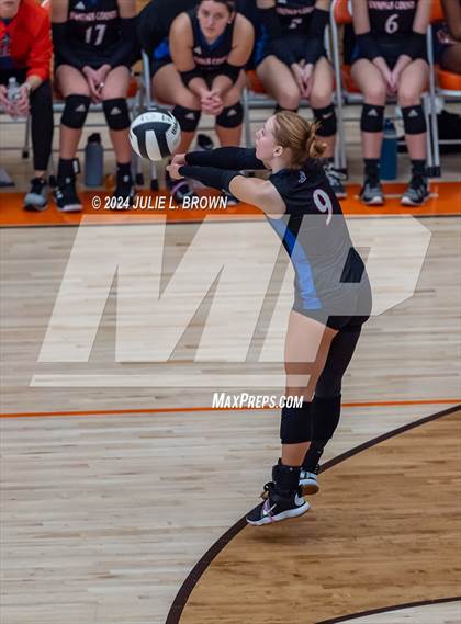 Thumbnail 2 in Roncalli vs. Jennings County (IHSAA 3A Semi-state semifinal) photogallery.