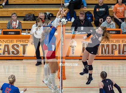 Thumbnail 1 in Roncalli vs. Jennings County (IHSAA 3A Semi-state semifinal) photogallery.