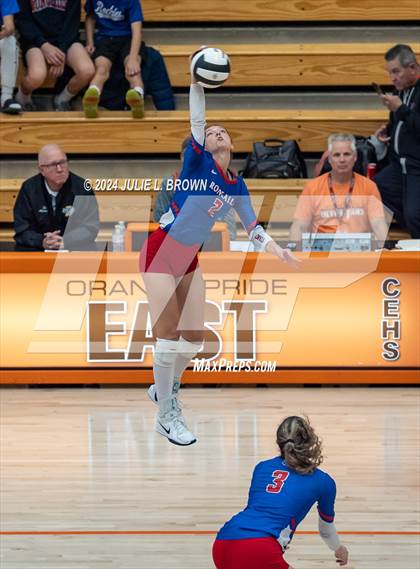 Thumbnail 1 in Roncalli vs. Jennings County (IHSAA 3A Semi-state semifinal) photogallery.