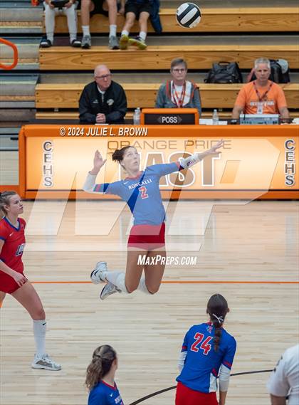 Thumbnail 2 in Roncalli vs. Jennings County (IHSAA 3A Semi-state semifinal) photogallery.