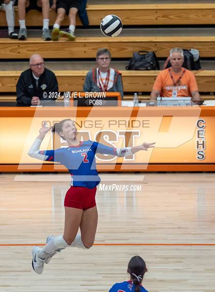 Thumbnail 2 in Roncalli vs. Jennings County (IHSAA 3A Semi-state semifinal) photogallery.