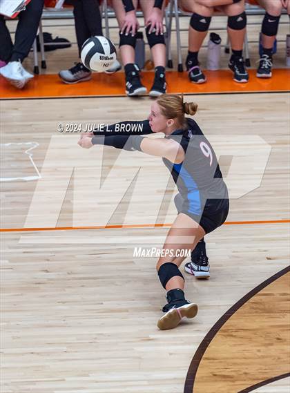 Thumbnail 1 in Roncalli vs. Jennings County (IHSAA 3A Semi-state semifinal) photogallery.