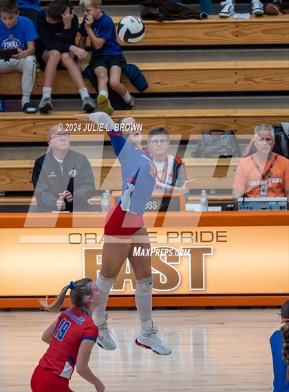 Thumbnail 2 in Roncalli vs. Jennings County (IHSAA 3A Semi-state semifinal) photogallery.