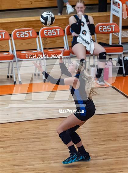 Thumbnail 2 in Roncalli vs. Jennings County (IHSAA 3A Semi-state semifinal) photogallery.