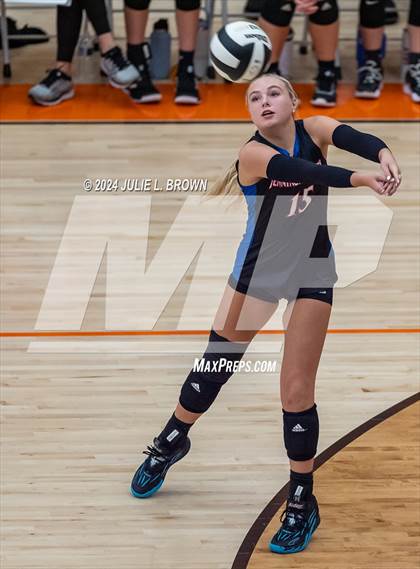 Thumbnail 2 in Roncalli vs. Jennings County (IHSAA 3A Semi-state semifinal) photogallery.