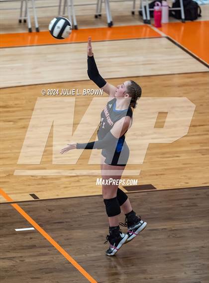 Thumbnail 3 in Roncalli vs. Jennings County (IHSAA 3A Semi-state semifinal) photogallery.
