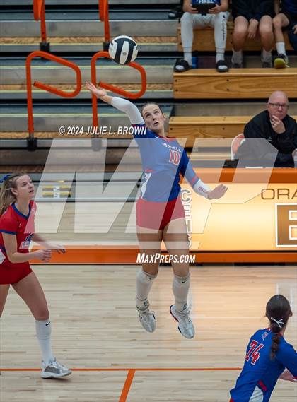 Thumbnail 3 in Roncalli vs. Jennings County (IHSAA 3A Semi-state semifinal) photogallery.